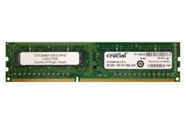 Crucial Ct51264Ba1339 4Gb Ddr3 1333 Cl9
