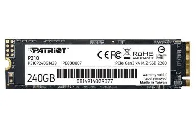 Karşılaştırma Patriot P310 Nvme M2 240Gb {request()->input('language_config')['common']['with']} Seagate FireCuda 120 Dahili SSD