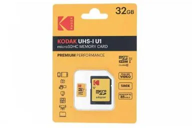 Resim Kodak Microsdhc Class 10 Uhs I U1 32Gb