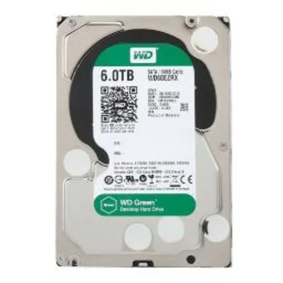 Western Digital Green WD60EZRX 6TB Kapasite