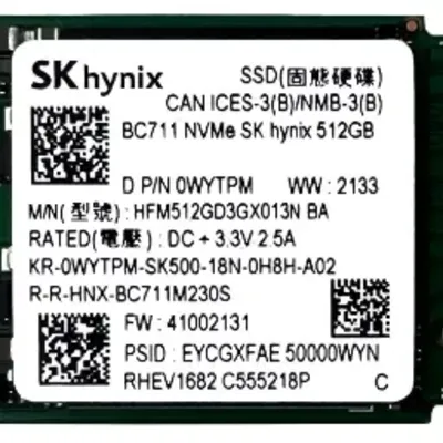 Sk Hynix Bc711 Nvme M2 2230 256Gb
