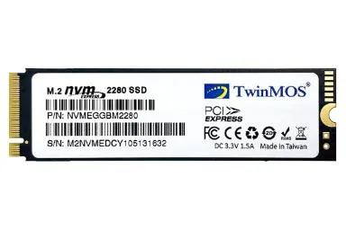 Resim TwinMOS NVMe M.2 256GB kapasiteli