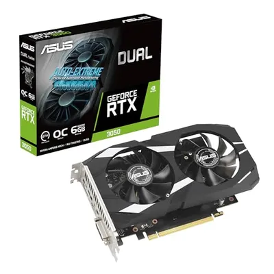 ASUS Dual RTX 3050 6GB OC Gaming GPU
