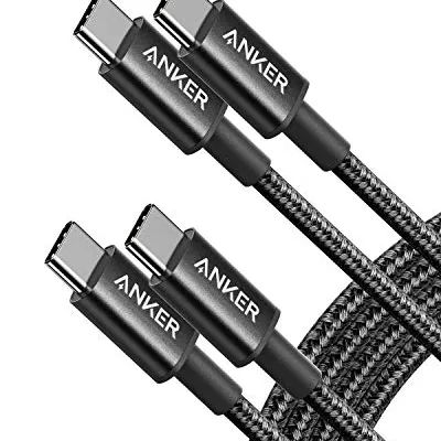 Anker 60W USB C Kablosu 2'li Paket 1.8m Siyah