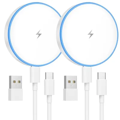 TNDAJI MagSafe Kablosuz Şarj Cihazı Pad 15W 2'li Paket