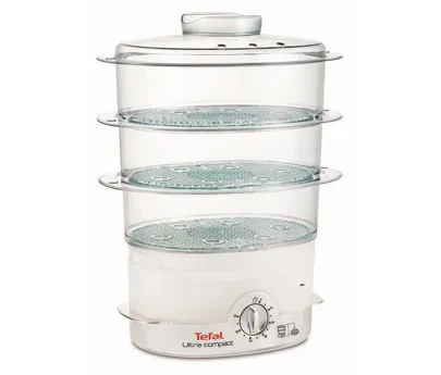Karşılaştırma Philips Pure Essentials RI9140 900W Buharlı Pişirici {request()->input('language_config')['common']['with']} Tefal VC1006 Buharlı Pişirici
