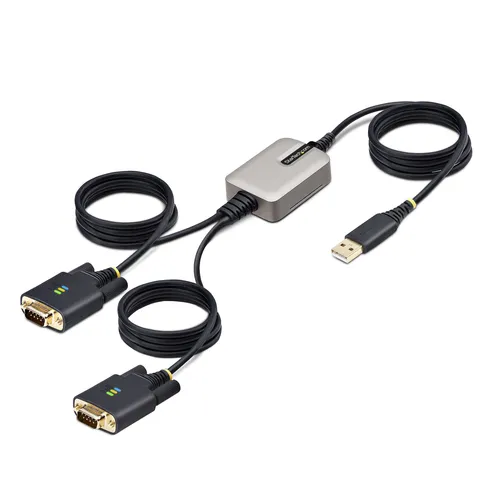 Resim StarTech.com 4m (13ft) 2 Portlu USB - Seri Dönüştürücü Kablo