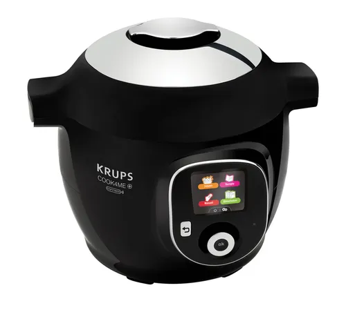 Resim Krups CZ7158 Çok Amaçlı ve Düdüklü Tencere, 6L, 1600W, Siyah/Krom