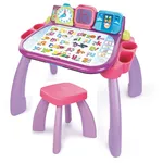 VTech Benim Sihirli Masam 3'ü 1 Arada STEM Öğrenme Merkezi - Pembe