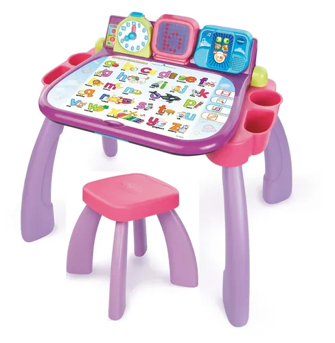 Resim VTech Benim Sihirli Masam 3'ü 1 Arada STEM Öğrenme Merkezi - Pembe