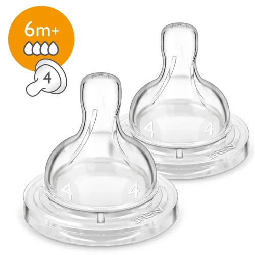 Resim Philips AVENT Natural Antikolik Hızlı Akış Biberon Emziği SCF634/27