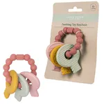 Rubo Toys Little Dutch Silikon Diş Kaşıyıcı Anahtarlık, Pembe