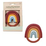 Rubo Toys Silikon Diş Kaşıyıcı Halka, Gökkuşağı