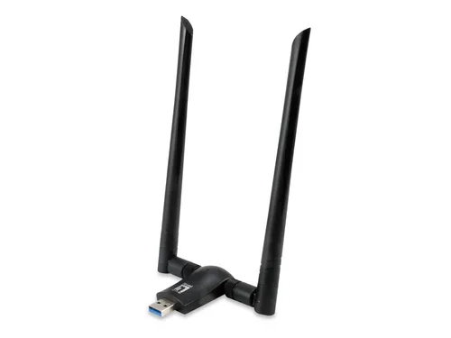 Resim LevelOne AC1200 Çift Bant Kablosuz USB Ağ Adaptörü