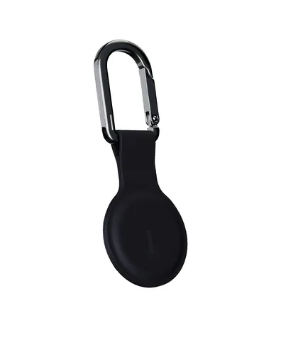 iDeal of Sweden Silikon AirTag Tutucu, Siyah