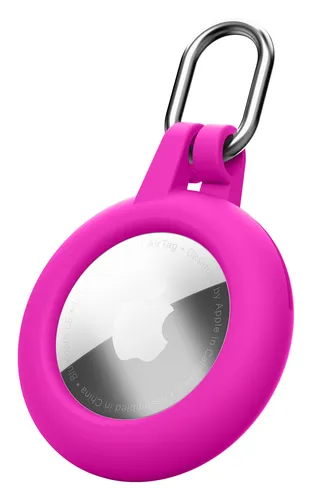 Cellularline Soft Shell AirTag/Tracy Tag için Entegre Halkalı Silikon Kılıf