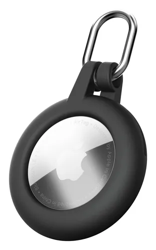 Cellularline Soft Shell AirTag/Tracy Tag için Entegre Halkalı Silikon Kılıf