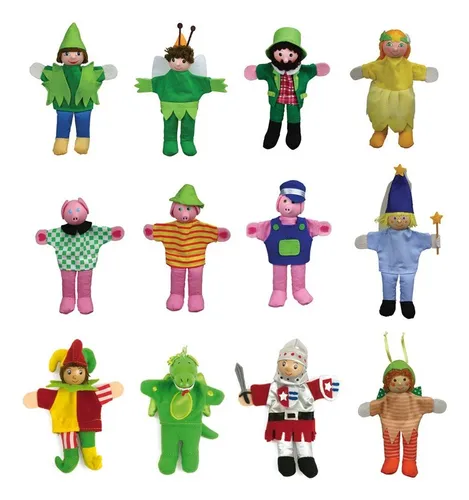 Karşılaştırma ANDREU Toys 12 Karakter Kukla Seti {request()->input('language_config')['common']['with']} Melissa & Doug El Kuklası Seti 9081