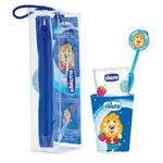 Chicco Çocuk Manuel Diş Fırçası Seti, Mavi 8058664121229