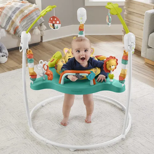 Karşılaştırma Fisher-Price Zıplayan Leopar Bebek Jumperoo İle Bright Starts Disney Nemo Deniz Aktivite Atlama Koltuğu Mavi