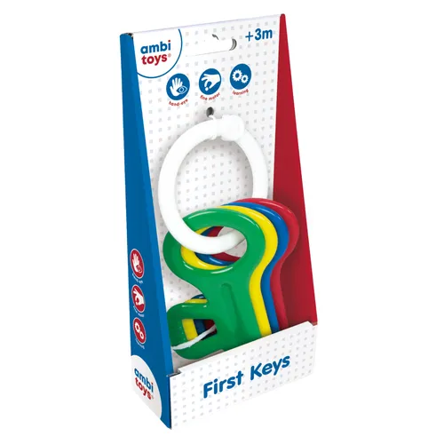 Resim Ambi Toys First Keys Bebek Çıngırağı