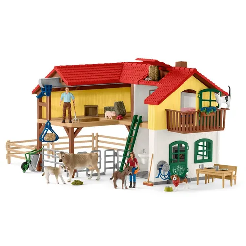 Schleich ÇİFTLİK DÜNYASI Büyük Çiftlik Evi Oyun Seti