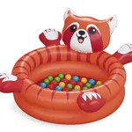 Bestway Şişme Eğlenceli Kırmızı Panda Top Havuzu (50 Toplu)