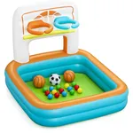 Bestway Kick 'N Swish 3'ü 1 Arada Çok Amaçlı Şişme Top Havuzu (18 Toplu)