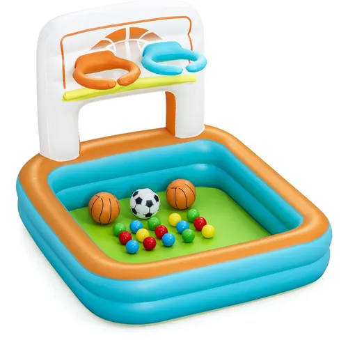 Resim Bestway Kick 'N Swish 3'ü 1 Arada Çok Amaçlı Şişme Top Havuzu (18 Toplu)