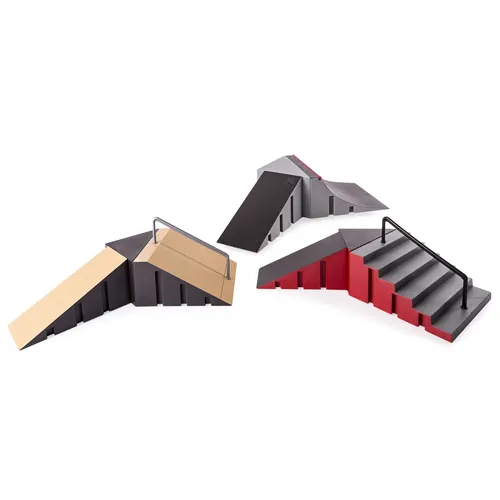 Resim Tech Deck Kendi Parkını Kur Parmak Kaykay Oyun Seti
