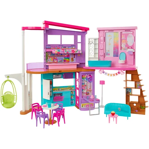 Barbie Tatil Evi Oyun Seti (30+ Parça)