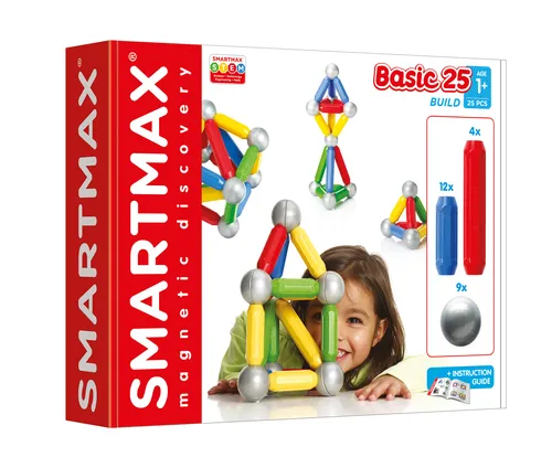 SmartMax Manyetik Yapı Blokları Temel 25