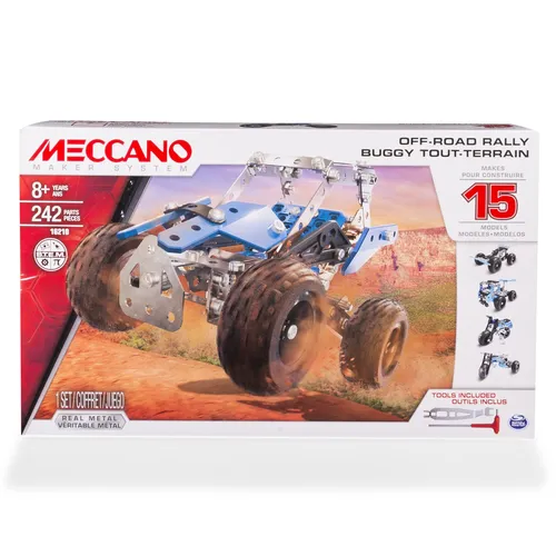 Meccano Off-Road Ralli 15'i 1 Arada Yapım Seti, 242 Parça
