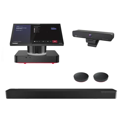 Resim AudioCodes RXV100 RXVCam50M ve RX40 Ses Çubuğu ile Büyük Odalar İçin Video Konferans Sistemi (Teams/Zoom Uyumlu)