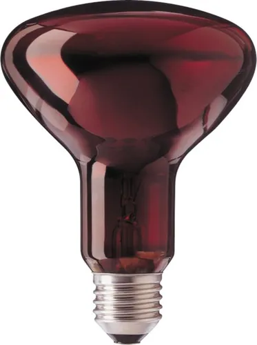 Resim Philips R95 IR 100W E27 230V Kırmızı Kızılötesi Ampul