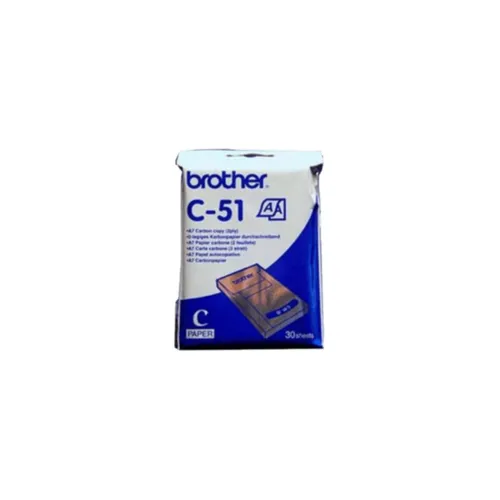 Resim Brother C51 Karbon Kağıdı, 30 Yaprak, A7