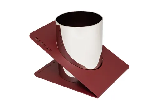 Zenith 820 Metal Kalemlik, Nikel Bordo Gümüş