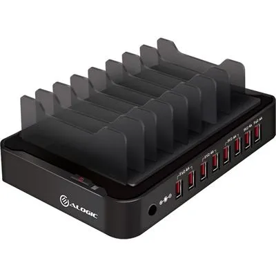 Karşılaştırma ALOGIC 8 Yuvalı USB Masaüstü Şarj İstasyonu (12A/5V Çıkış) {request()->input('language_config')['common']['with']} Sandberg Çoklu USB Şarj İstasyonu