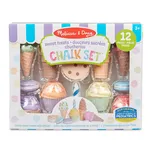Melissa & Doug Dondurma ve Pasta Tebeşir Seti, 12 Adet (Bej, Mavi, Kahverengi, Pembe, Mor, Kırmızı, Beyaz, Sarı)