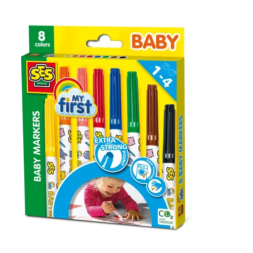 SES Creative My First Bebek Keçeli Kalemler - 8 Renk
