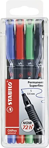 Karşılaştırma STABILO OHPen Kalıcı Markör {request()->input('language_config')['common']['with']} STABILO OHPen Kalıcı Markör, Kırmızı, 1 Adet