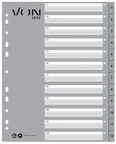 Resim Leitz VON 12680085 Dizin Ayırıcılar