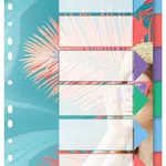 Esselte Colour'Breeze A4 6 Bölmeli Dizin Ayırıcı
