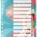 Esselte Colour'Breeze A4 12 Bölmeli Dizin Ayırıcı