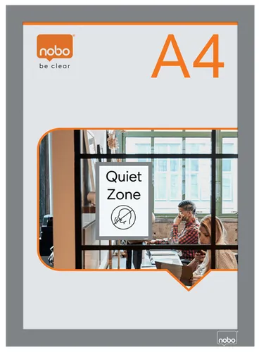 Resim Nobo Kendinden Yapışkanlı Manyetik Poster Çerçevesi A4