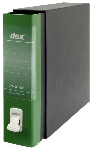 Resim Rexel Dox 1 A4 Kollu Klasör Yeşil