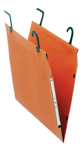 Resim Esselte 77103 A4 Karton Askılı Dosya, Turuncu (25'li Paket)