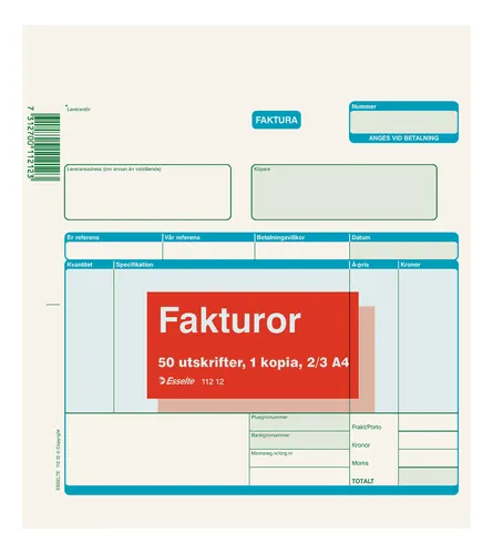 Resim Esselte 11211 İş Formu