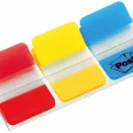 3M Post-it Dizin İşaretleyicileri, 25mm Güçlü, 66 Sekme, 3 Renk (686-RYB)