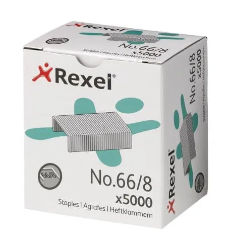 Karşılaştırma Esselte Juwel Zımba Teli {request()->input('language_config')['common']['with']} Rexel Zımba Teli No. 66/8, 5000'li Paket